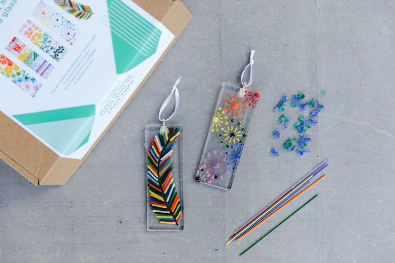 SALE Craft Kit Glass Kit 5 Pack of Hangers Rainbow Make at Etsy UK