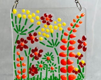 Craft kit, glass art, Make at home fused glass kit by Twice Fired.
