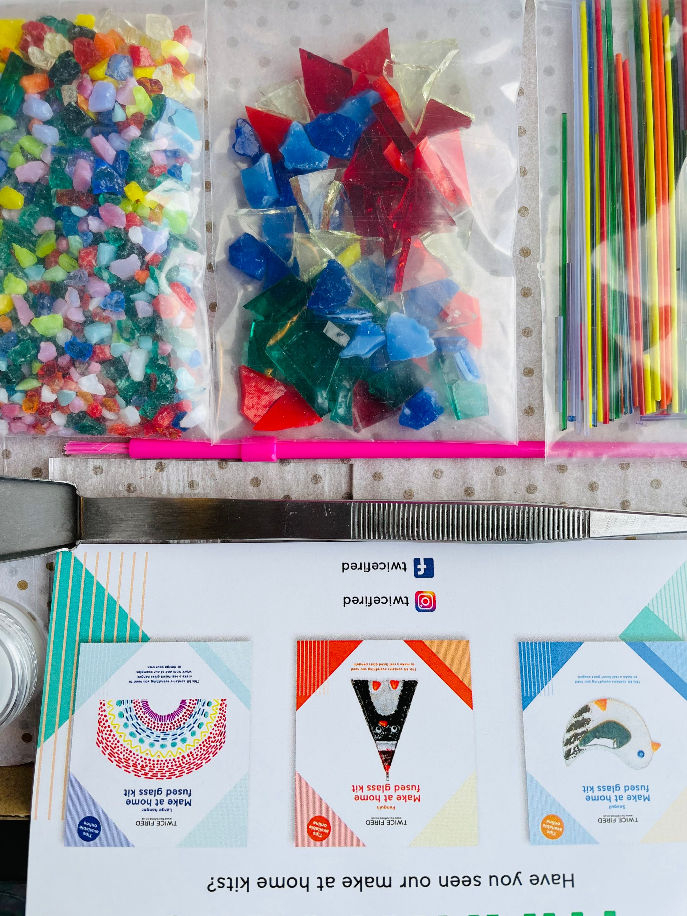 Fused Glass Kit Craft Kit for Adult Glass Art Kit Glass Etsy UK