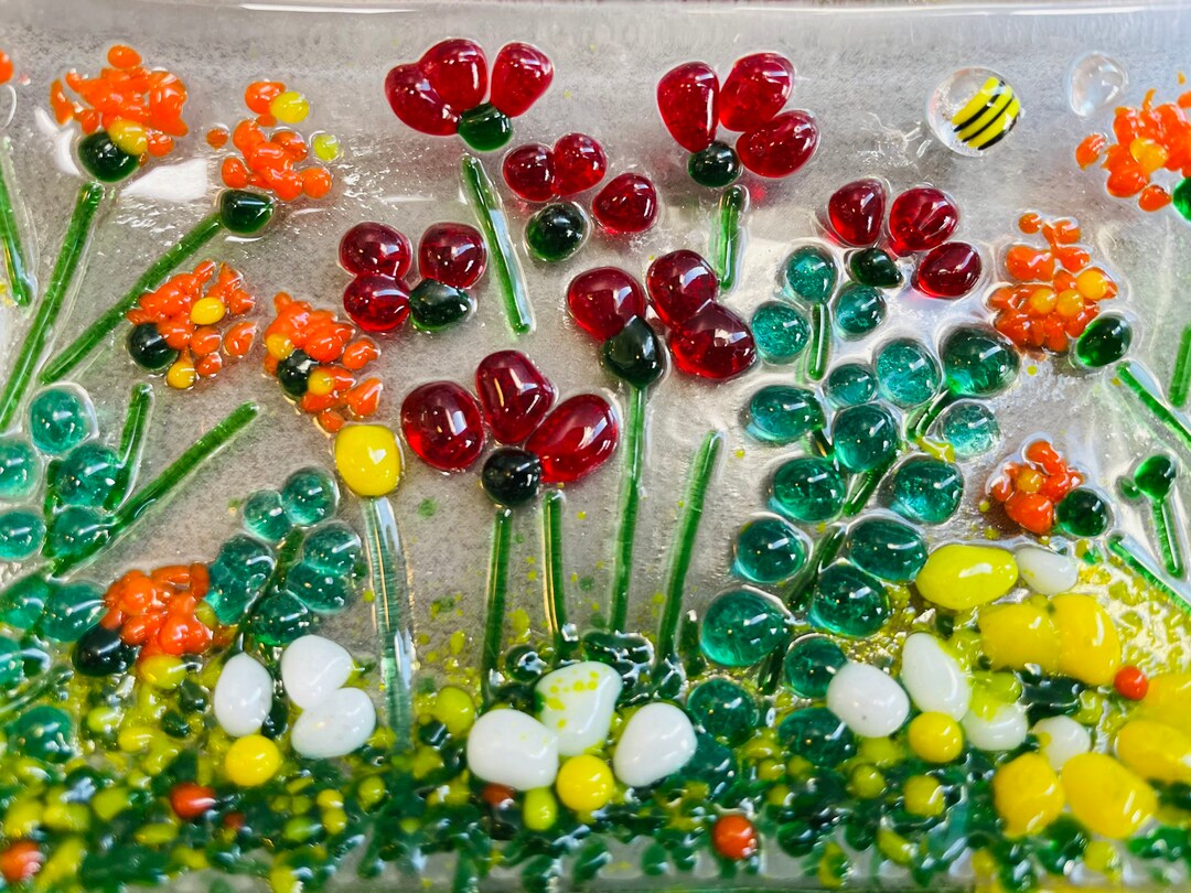 Fused Glass Kit, Craft Kit , Make Your Own Glass Soap Dish. Make at