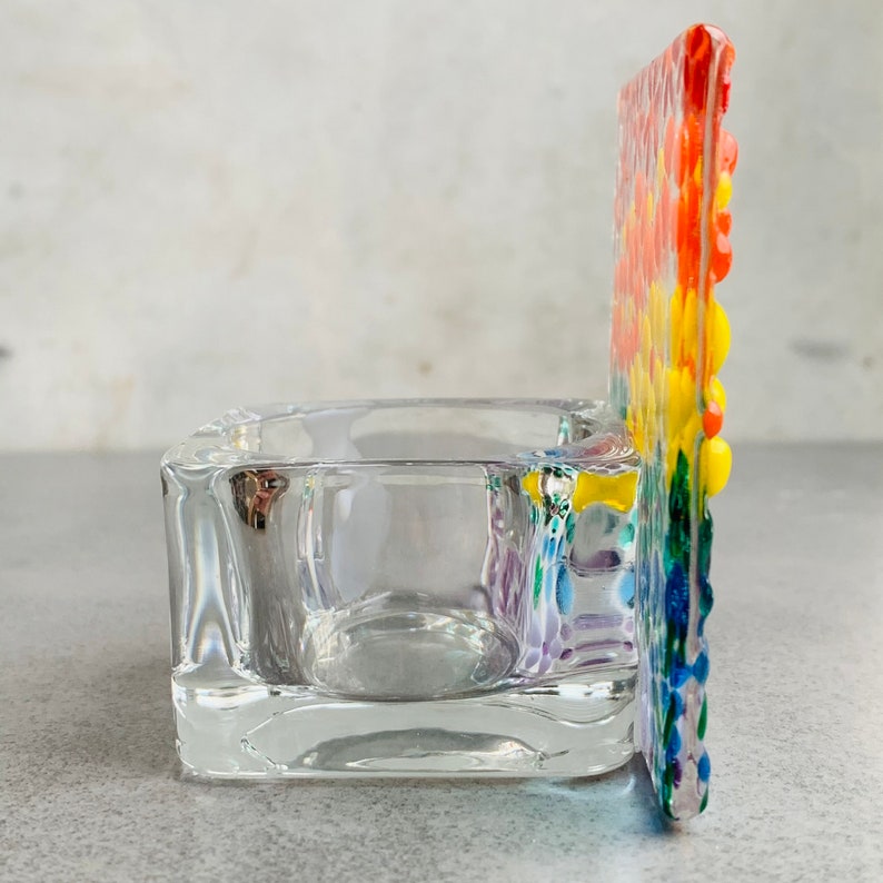 Craft Kit Make at Home Glass Tea Light Kit Flower Design by Etsy UK