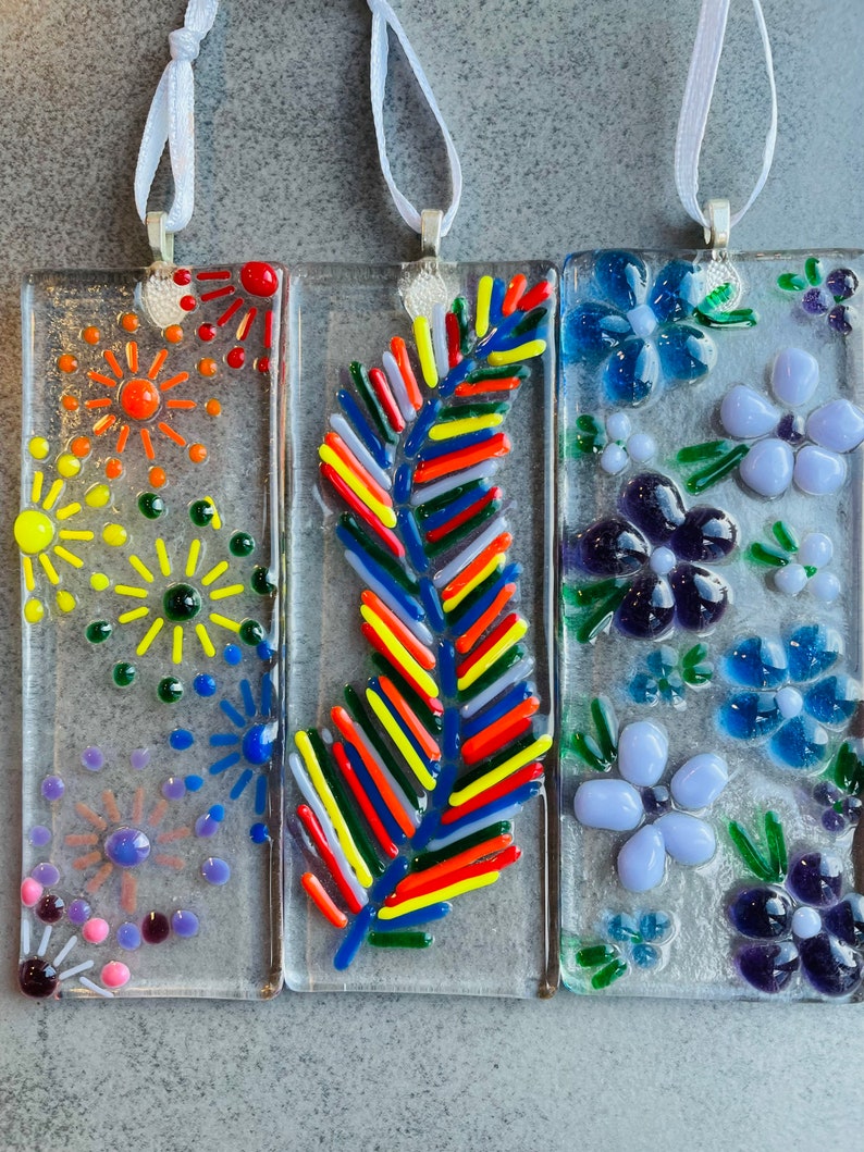 SALE Craft Kit Glass Kit 5 Pack of Hangers Rainbow Make at Etsy UK