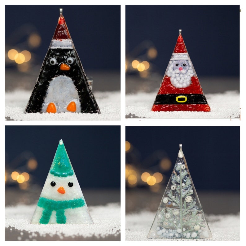 Fused Glass Kit Glass Kit. Make at Home Fused Glass Christmas Etsy UK