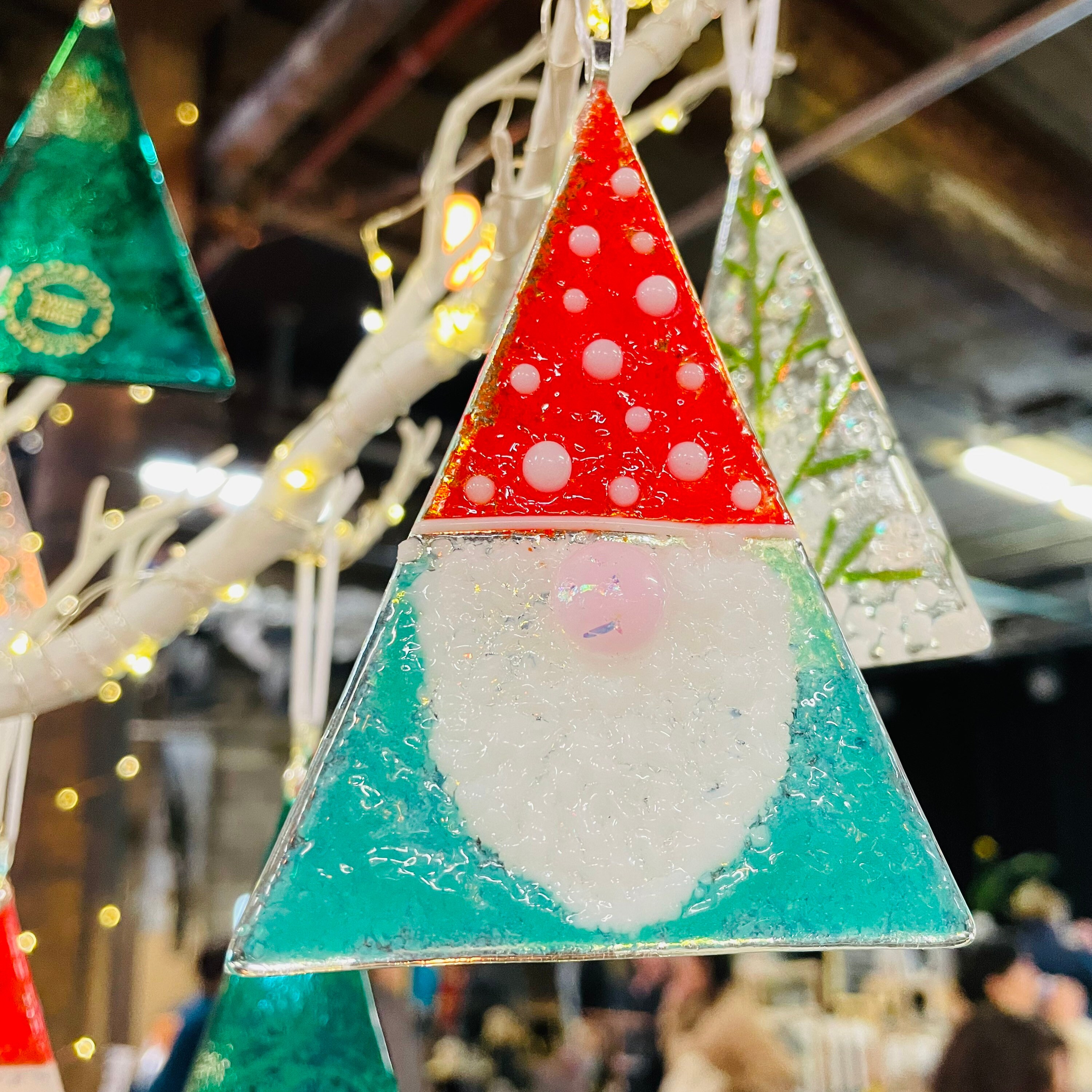 Christmas Gonk Decoration 2021 Fused Glass Christmas Gonk Etsy UK