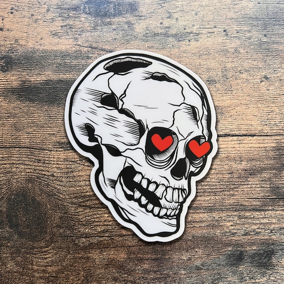 Autocollants Stickers Pour PC Portable - Motif Crâne (skull), Pack De 5 - Neuf, Fabriqué En France