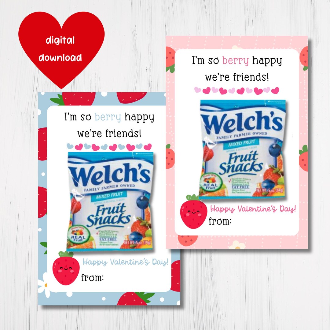 Kids Valentine Card Printable Printable Valentine's Day Card for School ...