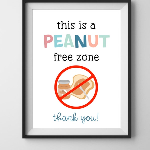 Allergy Sign Print Etsy allergy-sign-print-etsy