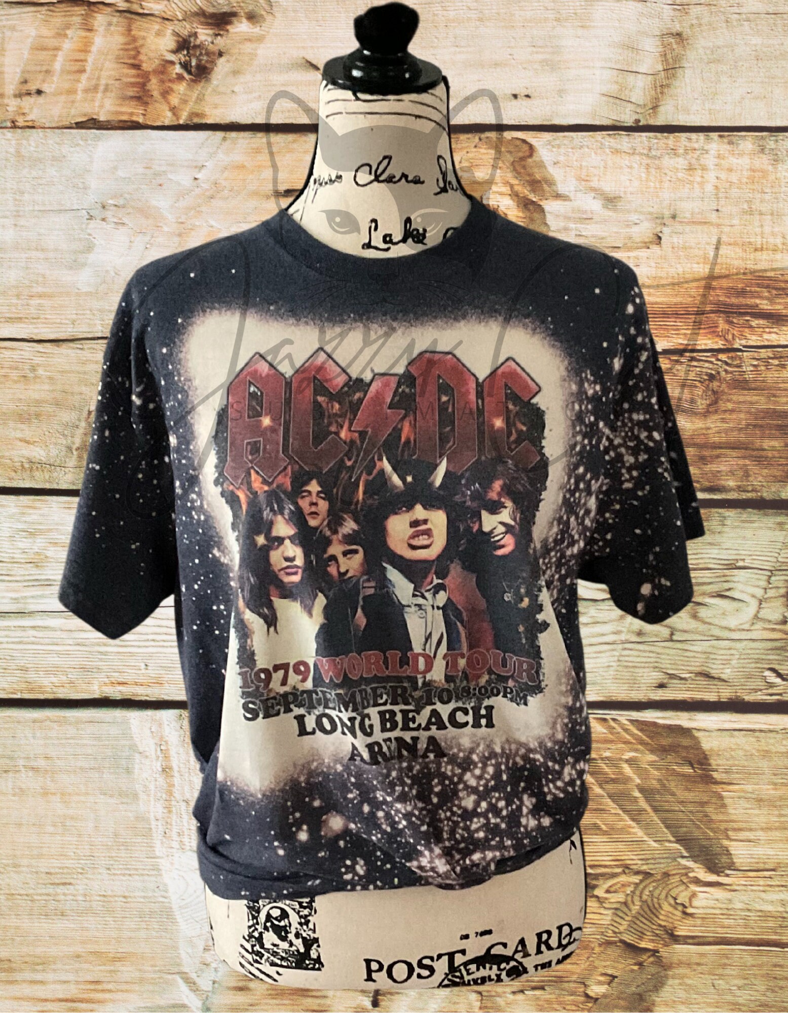 acdc bleached sweatshirt