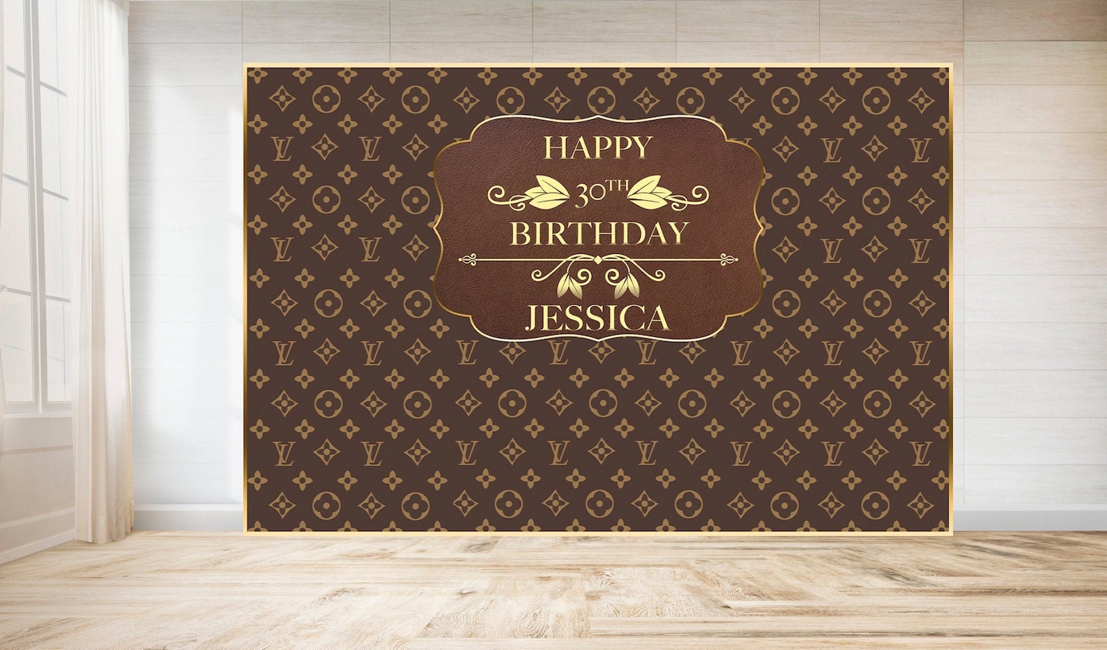 Lv BackdropLv BannerLv Birthday PartyLv Party SuppliesLv Etsy