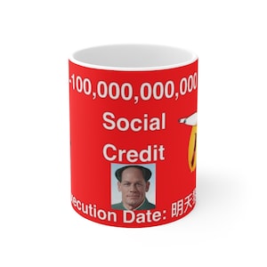 John Cena Social Credit Meme Mug