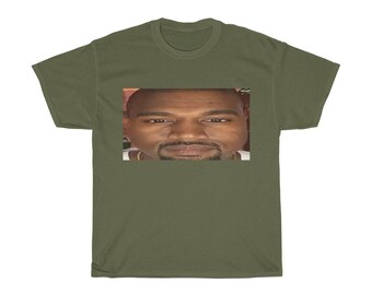 Kanye west face on shirt Clearance