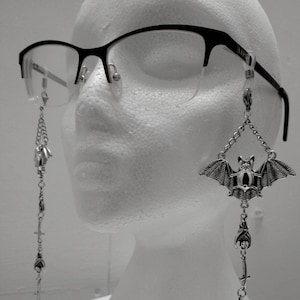 Goth glasses chain cheap