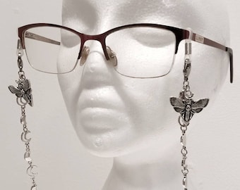 Lilith Glasses Chain: Gothic Eyewear,goth Accessories, Alt
