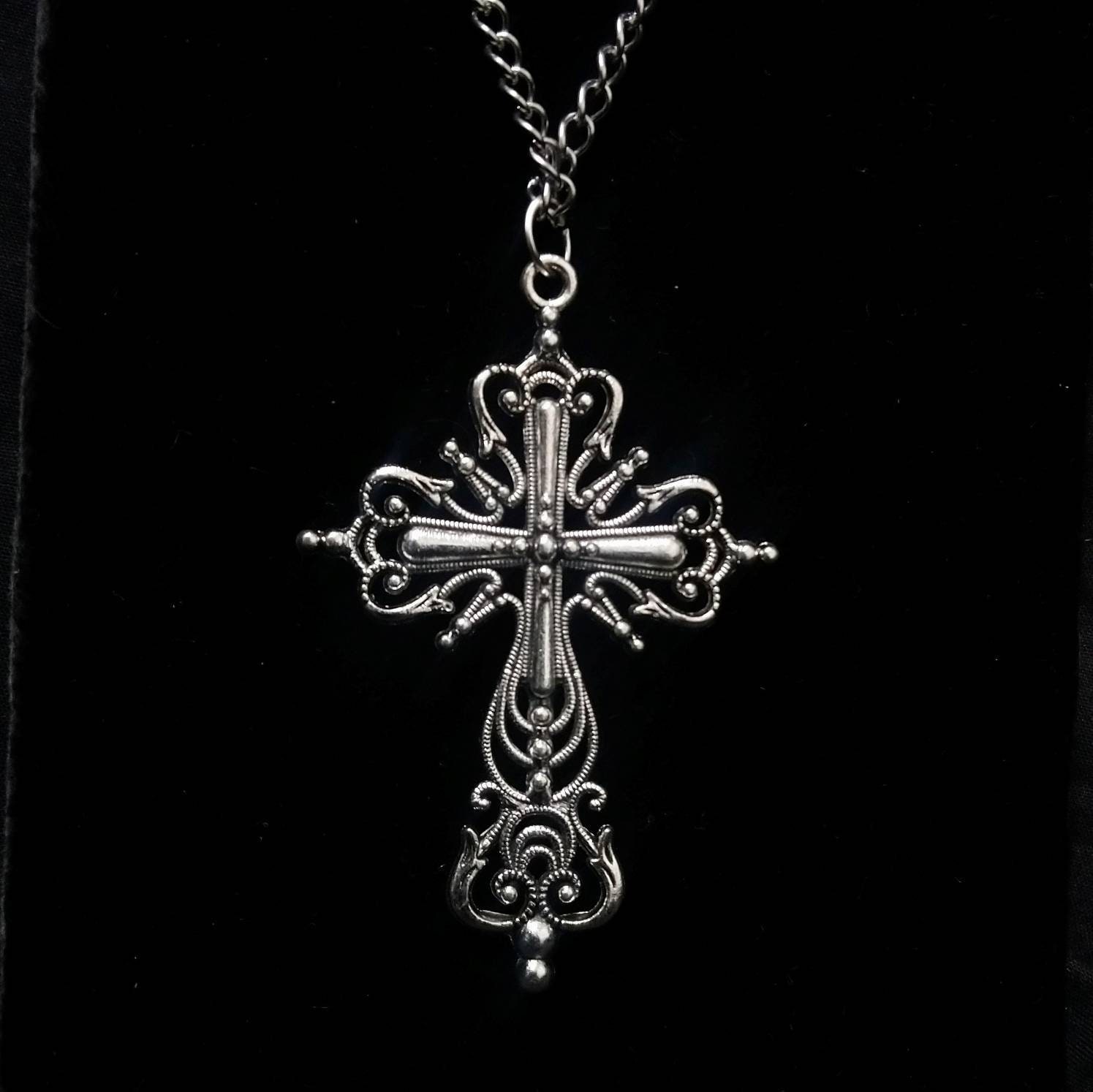 Devotion necklace: gothic pendant goth jewellery alt | Etsy