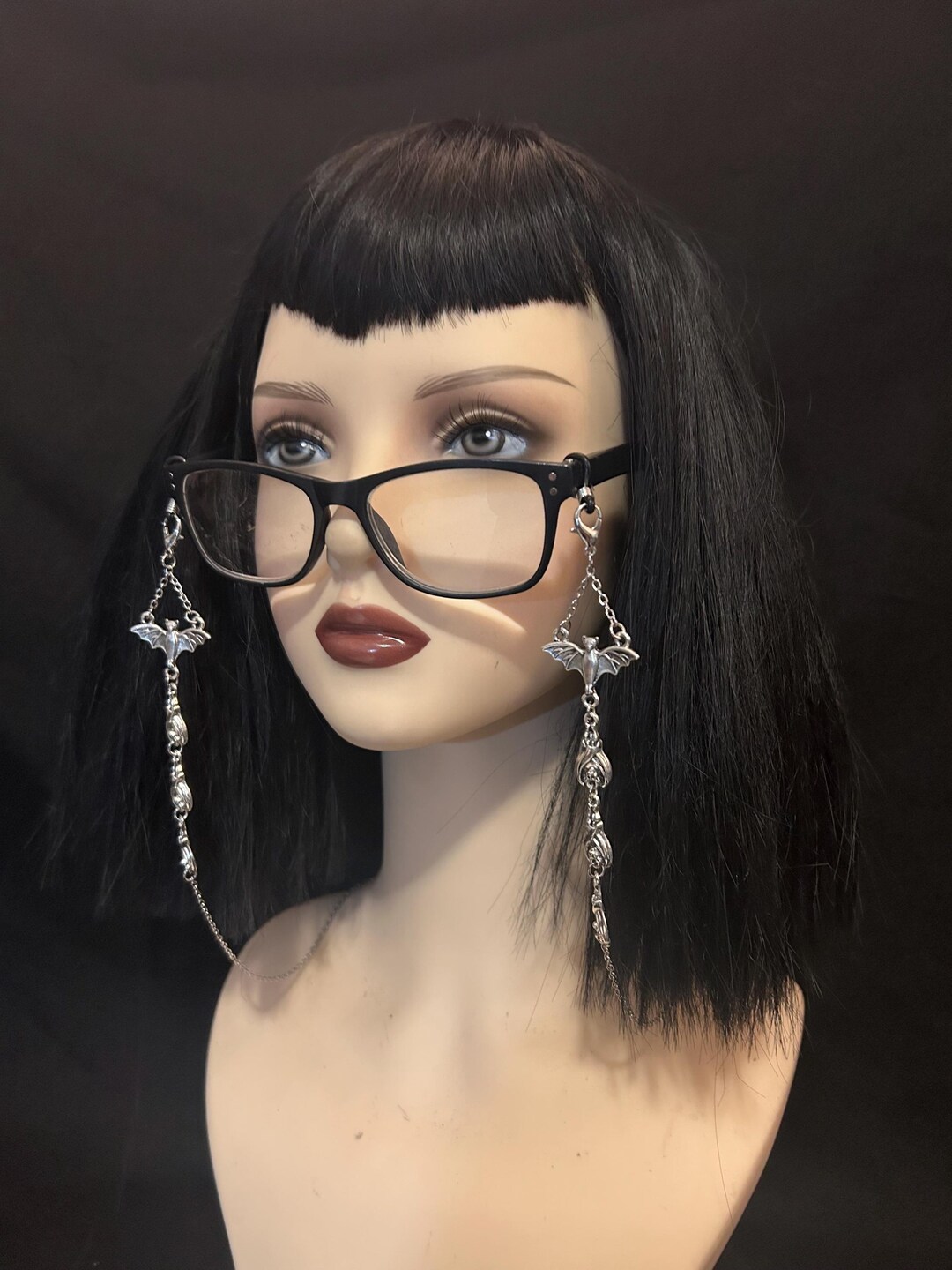 Feeling Batty Glasses Chain: Gothic Vampire Eyewear Accessory - Etsy