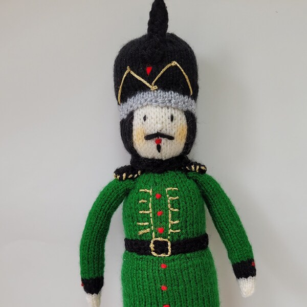 Nutcracker | Knitted Christmas decorations | Knitted Nutcracker