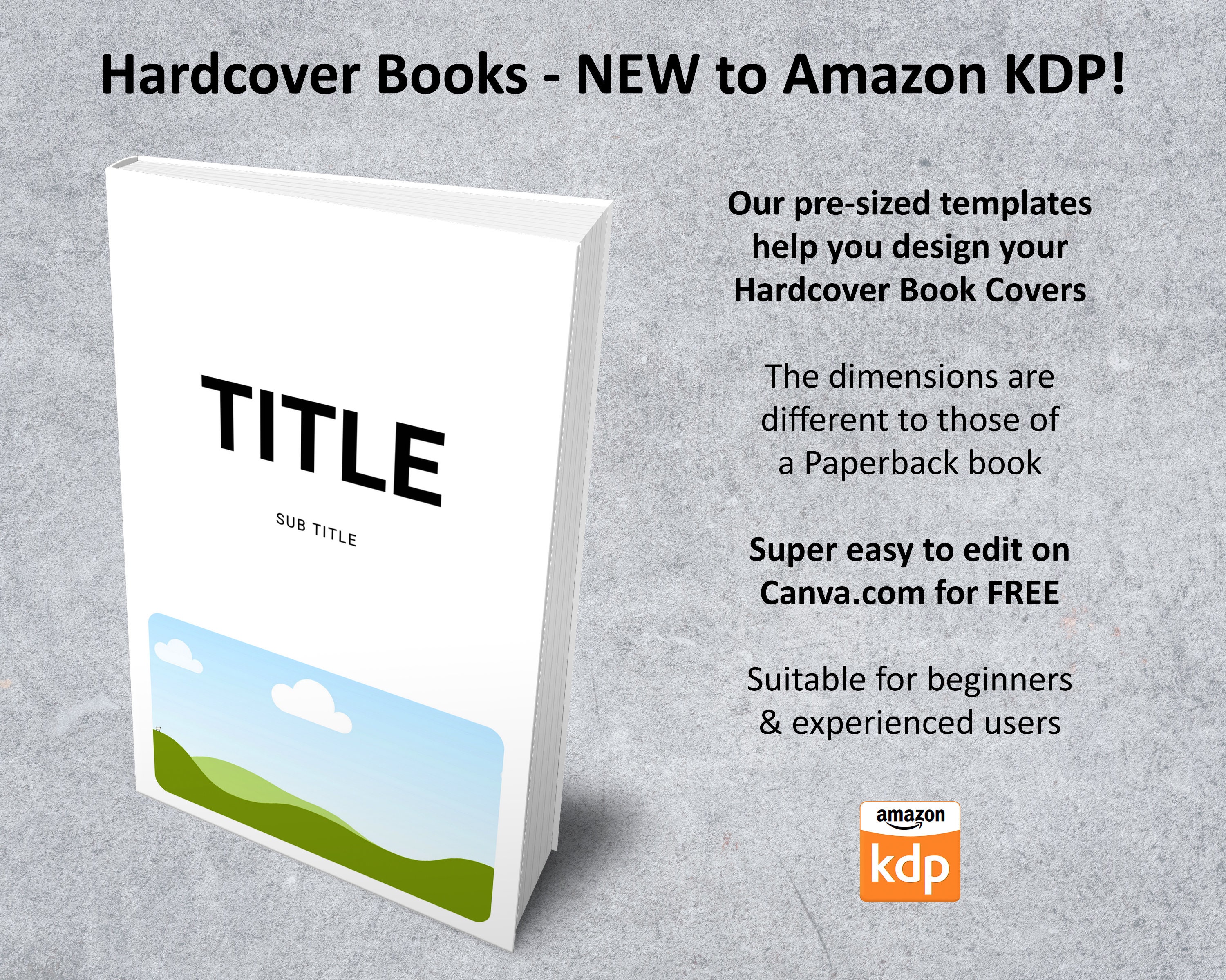 Canva 6 X 9 KDP HARDCOVER TEMPLATE Editable Bundle Set Etsy