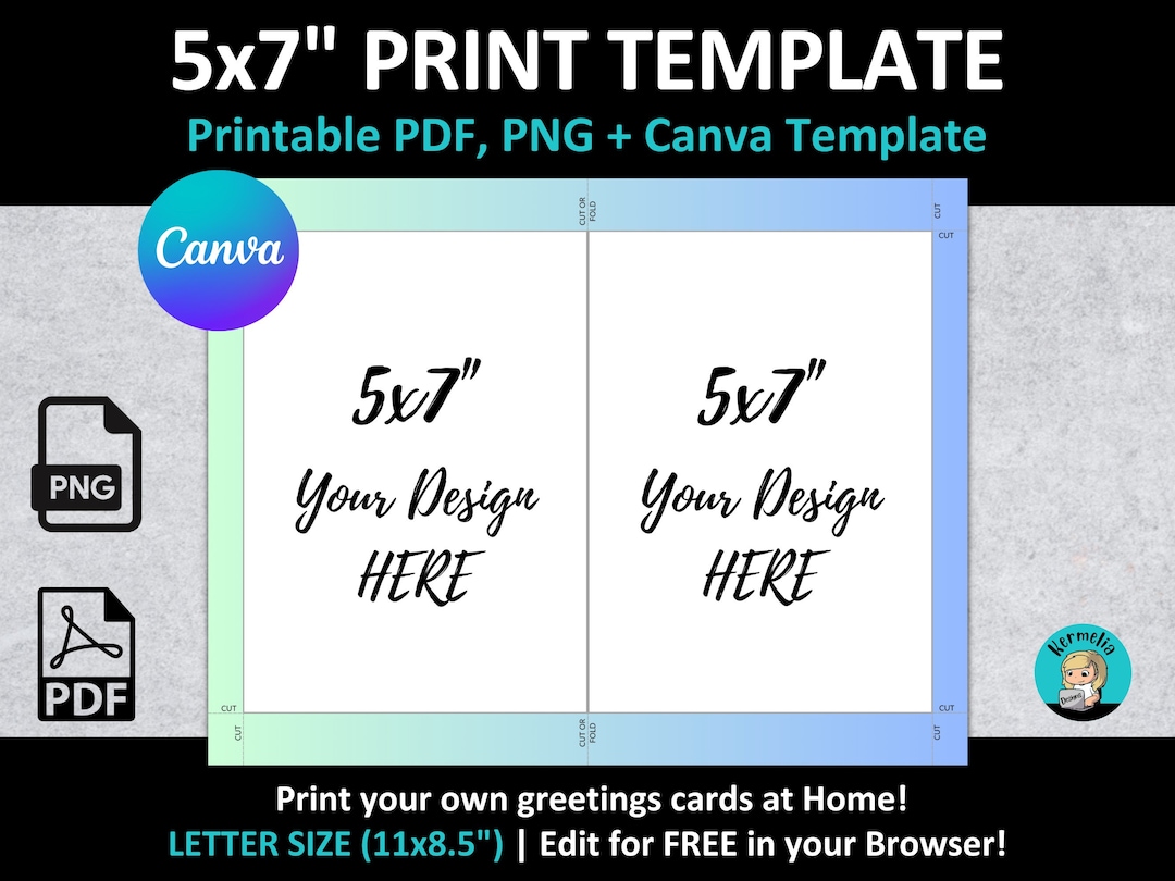 Printable Necklace Card Templates [Bundle of 5 Editable Canva Templates]