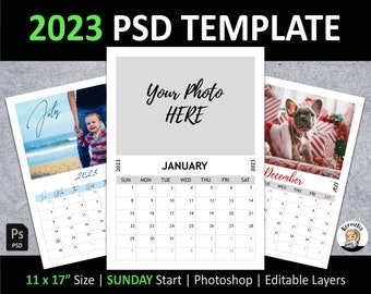 Calendrier C1 2023 Psd Calendar | Etsy Australia
