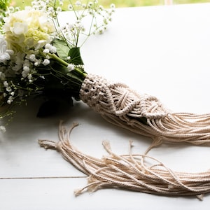 Macrame Bouquet wrap