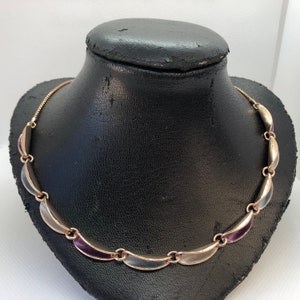 Gold Rose Zama and Enamel 4 necklace available in 2 colors