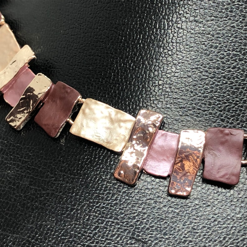 Gold Rose Zama and Enamel 4 necklace available in 2 colors
