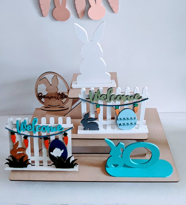 Tiered Tray Display Shelves for All Seasons Market Prop Etsy