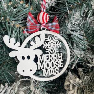 Moose Christmas Paint Kit SVG File - Laser Cut Files digital files for crafts, laser cutting and engraving for Glowforge + Others