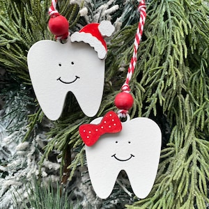 Zestaw do malowania zębów na Boże Narodzenie SVG dla dentystów - pliki cięte laserowo pliki cyfrowe do rękodzieła, cięcia laserowego i grawerowania dla Glowforge + inne