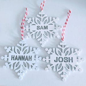 Customizable Snowflake File - Laser Cut Files digital svg, dxf files for crafts, laser cutting and engraving for Glowforge + Others