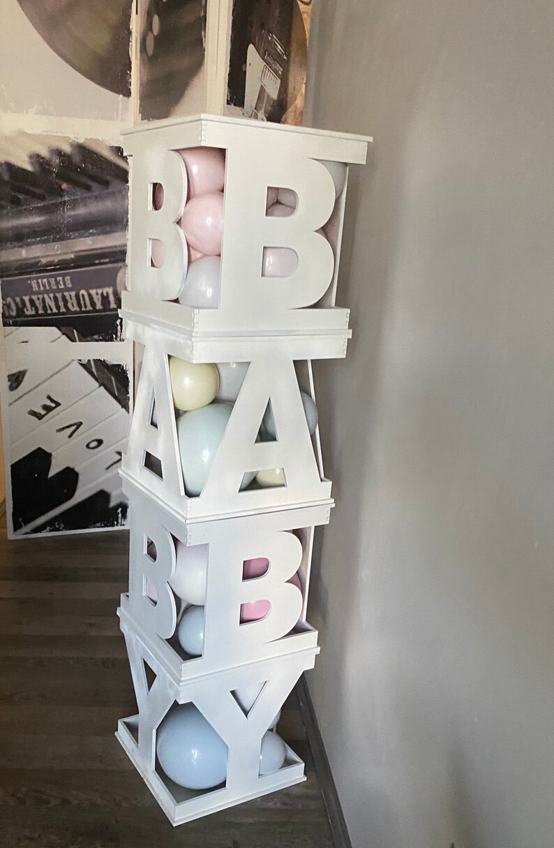 Alphabet Letter Cubes for Glow forge - Parties, Weddings, Bridal Showers and Home Decor - Laser Cut Files box initials character svg image 7