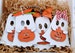 Ghost holding Pumpkin halloween ornament Garlands & Baubles - digital files for crafts, laser cut with glowforge and other C02 laser cutters 