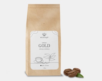 Espresso Kaffee Gold Bohnen [250g/500g/1kg]