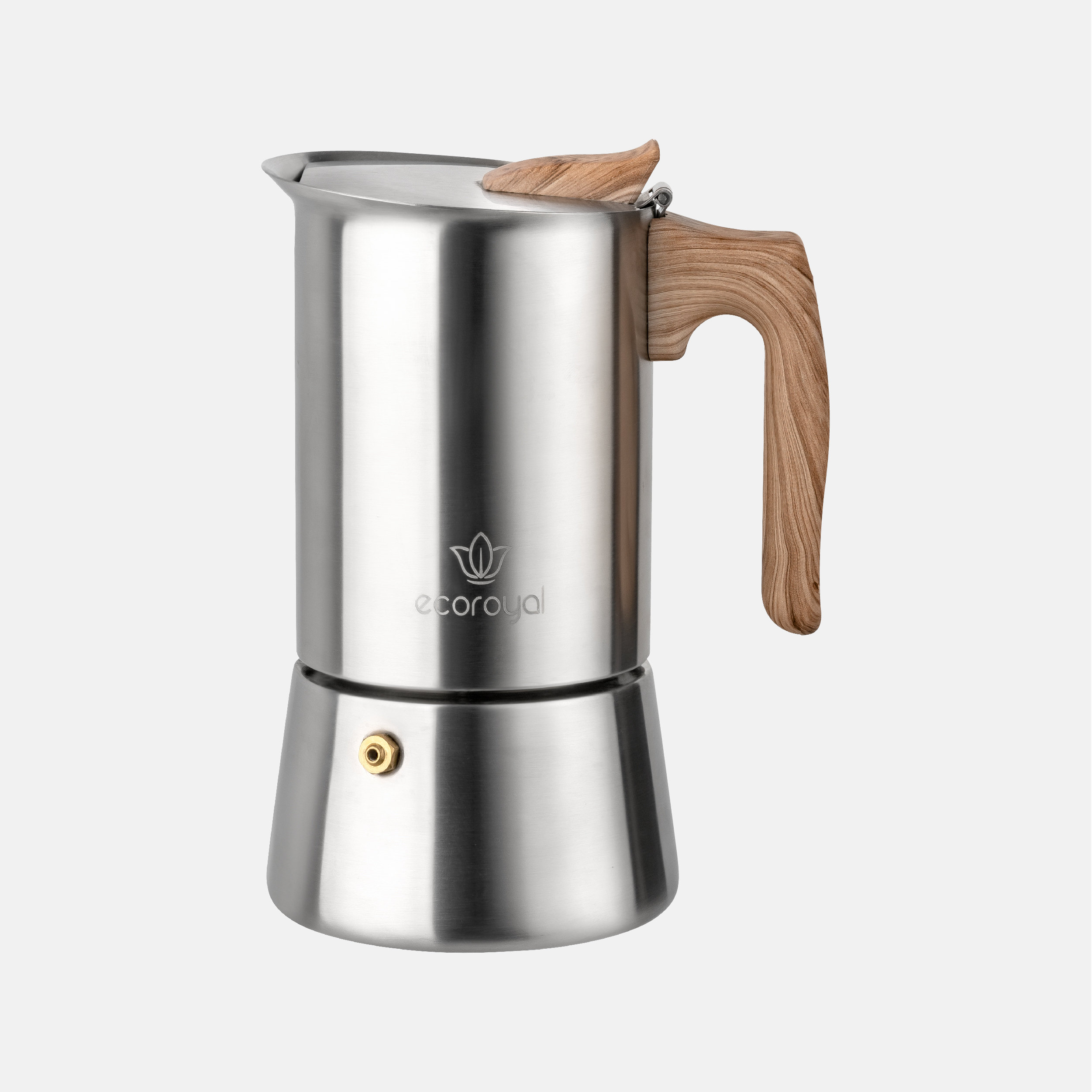 Brim 8-Cup French Press Coffee Maker with Wood Handle