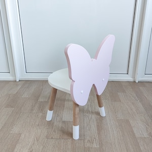 Ensemble table et chaise Butterfly unique/Ensemble de table pour tout-petit/Table Montessori/Cadeau parfait pour un anniversaire d'enfant ou comme cadeau de Noël/Cadeau utile image 6