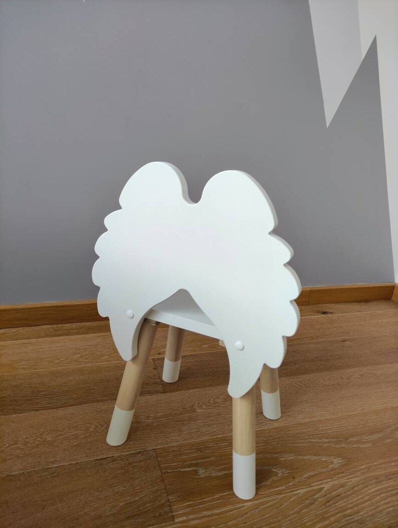 Angel Wings Chair and Table White Toddler Table and Chairs Set Etsy