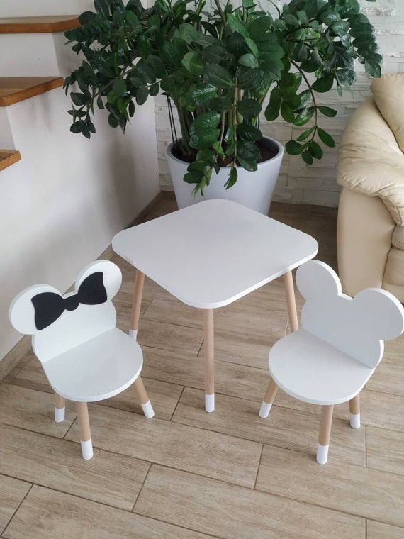 Juego De Mesa Con Silla Mesitas Mesas Para Niños y Niñas Muebles