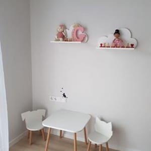 Ensemble table et chaises pour tout-petit de haute qualité/Meubles pour enfants jouant/Ensemble table et chaises en bois pour enfants faits main/Cadeau pour tout-petit/Table Montessori image 6