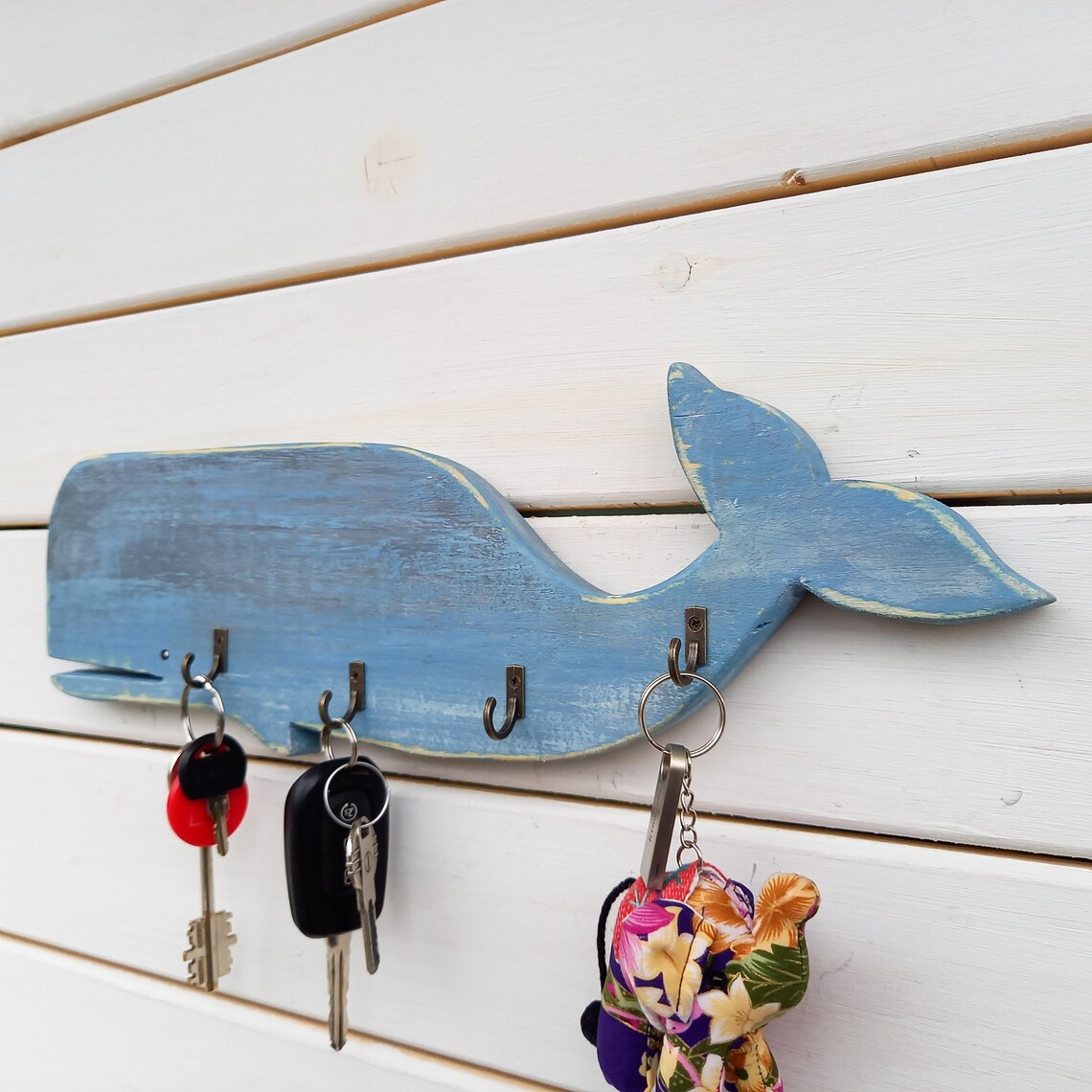 16 Driftwood pared arte key rack soporte de llave de | Etsy