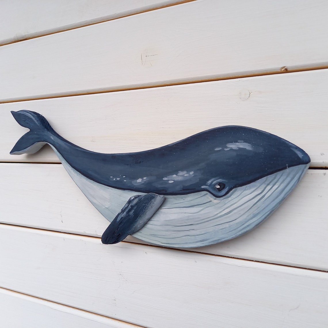 Wood Whale Wall Art Decor Wooden whale Nautical Decor Whale Etsy
