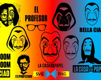 Download Money Heist Svg Etsy