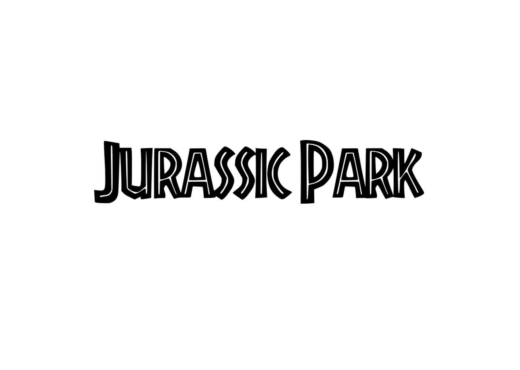 jurassic park alphabet font clipart svg and png etsy