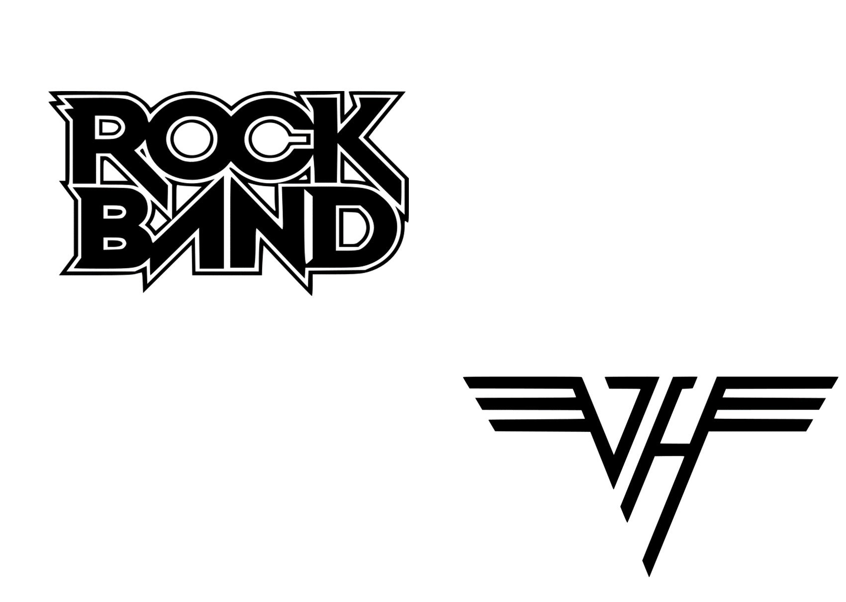 Rock bands logo clipart SVG and PNG Etsy