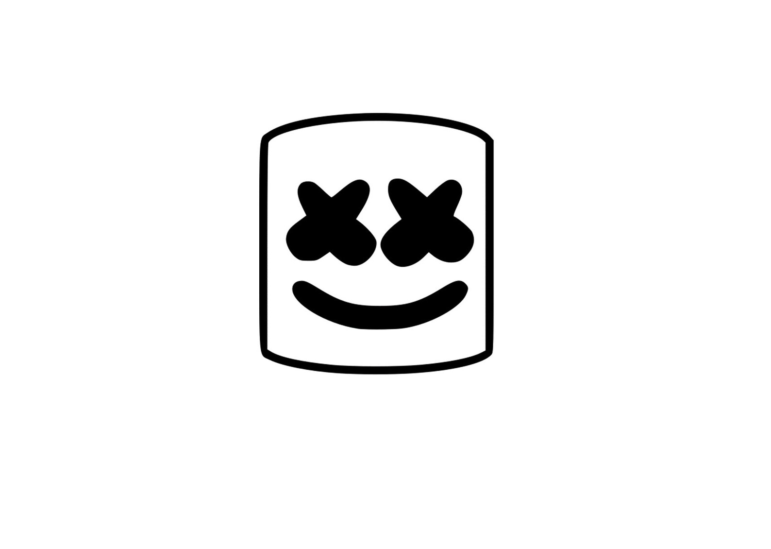 Marshmello digital clipart SVG and PNG Etsy