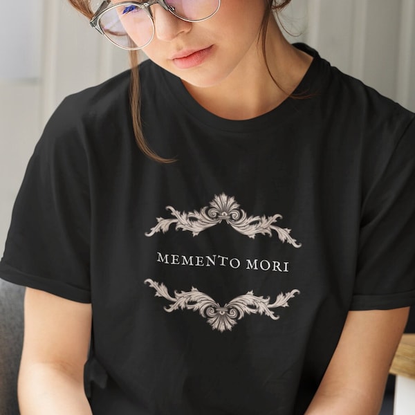 Memento Mori Dark Academia Clothes Momento Mori Dark Academia Light Academia Gothic Clothes Renaissance Shirt Poet Shirt Bookish Shirt