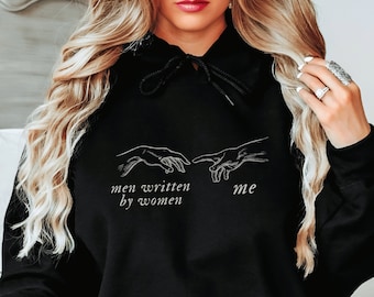 Sudadera Bookish Sudadera con capucha Bookish Romance Libro Merch Libro Sudadera con capucha Dark Romance Booktok Merch Enemigos a los amantes Libro Sudadera Libro Club Regalo