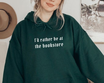 Bookish Hoodie Dark Academia Hoodie Reading Sweatshirt Book Merch Bookish Sweatshirt Gothic Hoodie Read Sweatshirt Booktok Merch Writer Gift