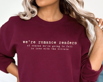 Romance Reader Sudadera Bookish Sudadera Romance Libro Merch Libro Merch Romance Sudadera Libro Sudadera Bookish Merch Booktok Suéter