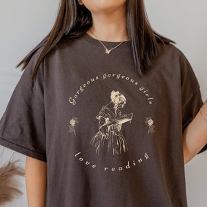 Literature Shirt Dark Academia Clothing Bookish Shirt Light Academia Literary Shirt Librarian Shirt Dark Academia Clothes Booktok Book Shirt