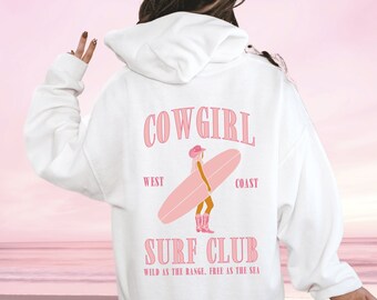 Coastal Cowgirl sudadera con capucha playa sudadera con capucha coco chica sudadera con capucha puesta de sol sudadera con capucha estilo inspirado en el océano sudadera playera adolescente sudadera con capucha playera